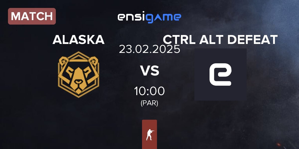 Match ALASKA vs CTRL ALT DEFEAT | 23.02