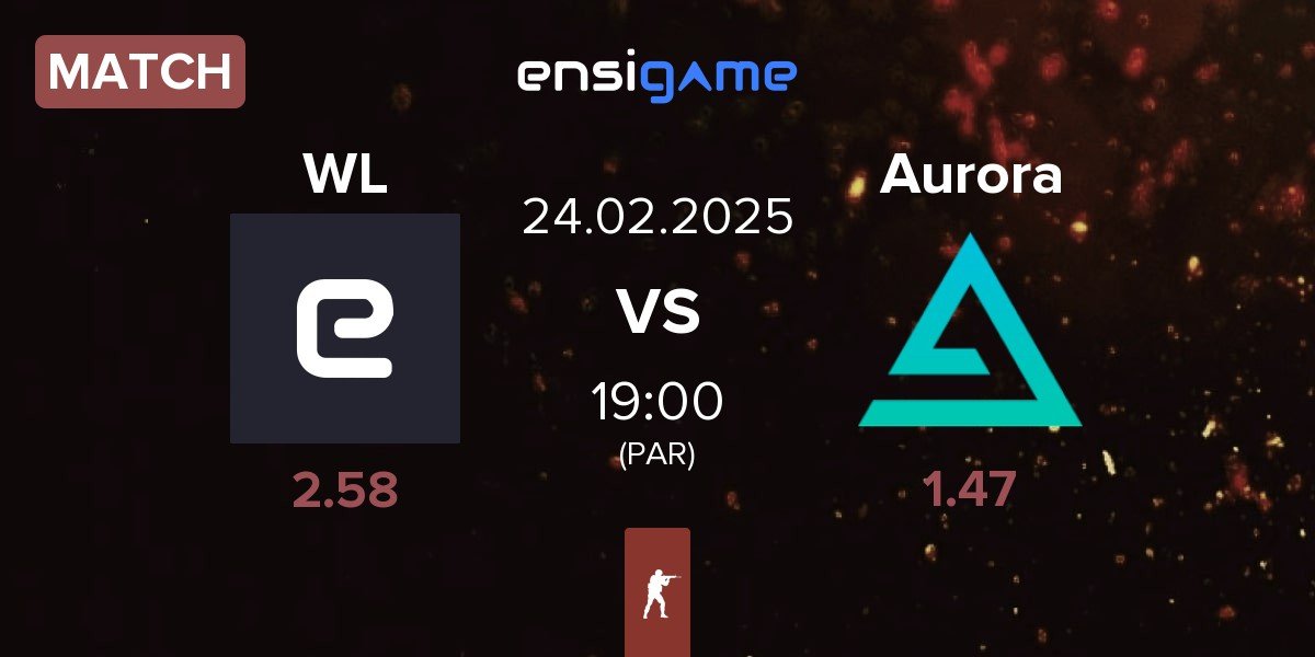 Match WildLotus WL vs Aurora Gaming Aurora | 24.02