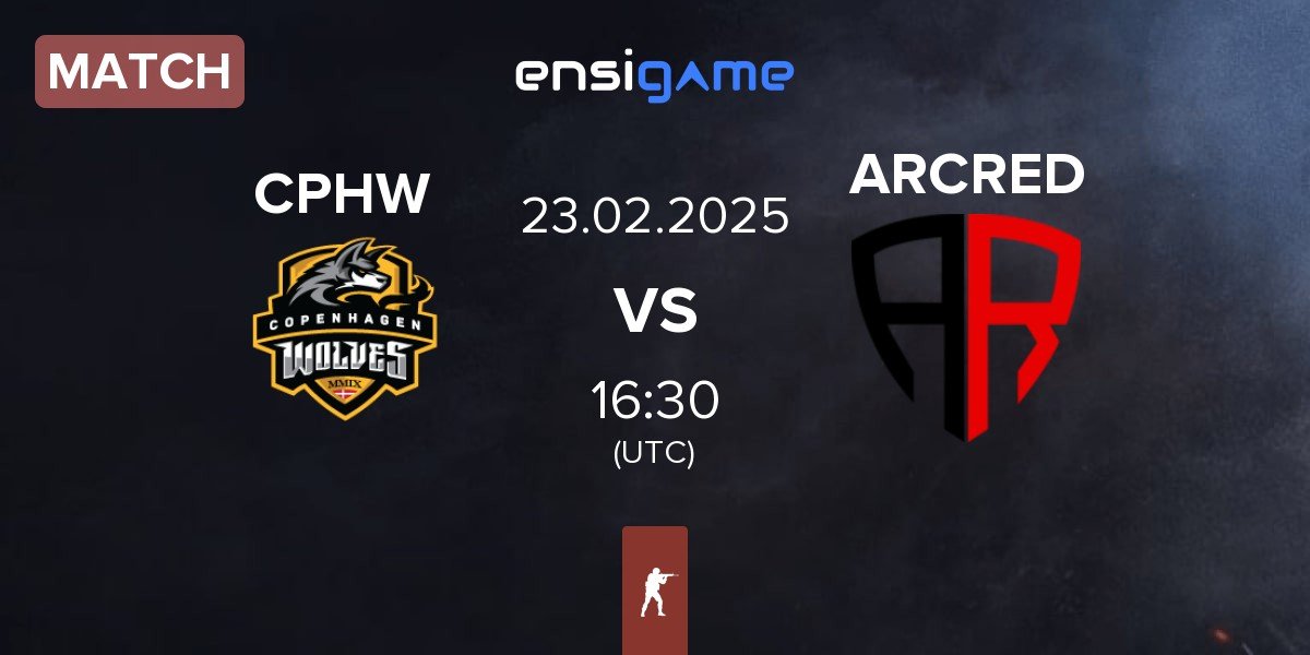 Match Copenhagen Wolves CPHW vs ARCRED | 23.02