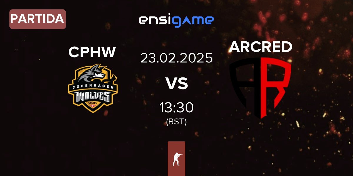 Partida Copenhagen Wolves CPHW vs ARCRED | 23.02