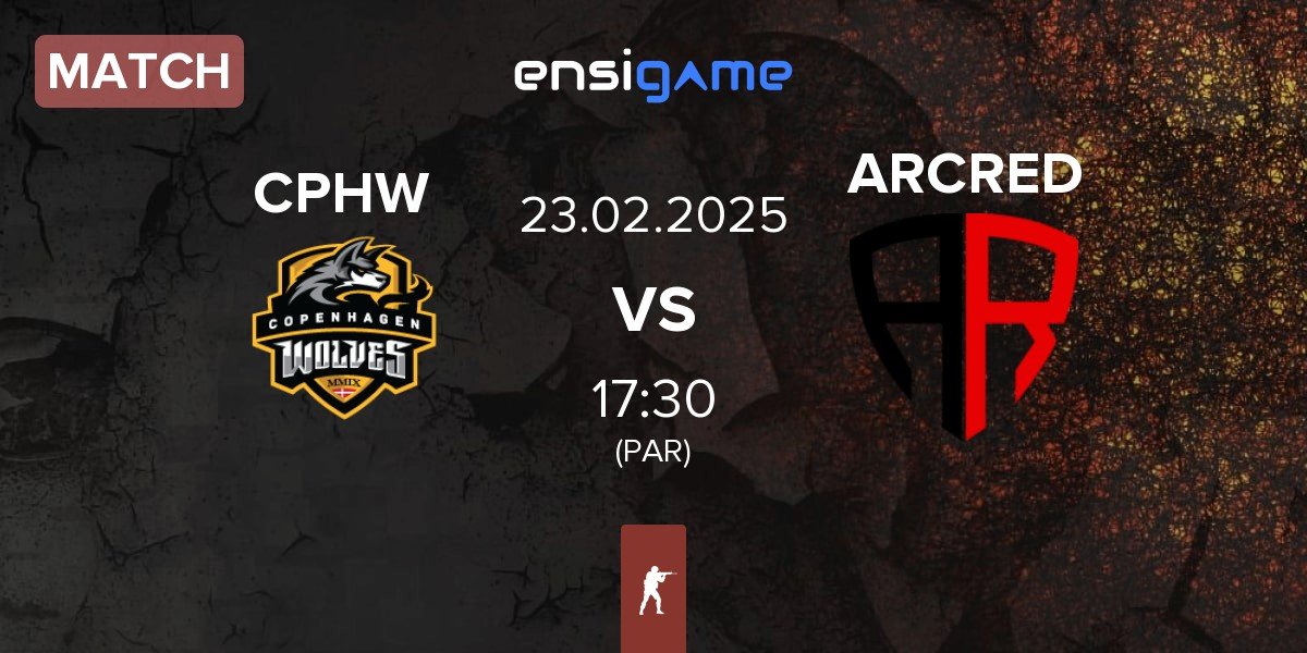 Match Copenhagen Wolves CPHW vs ARCRED | 23.02