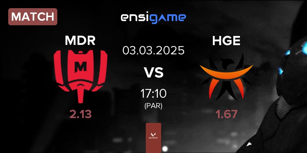 Match Mandatory MDR vs HGE Esports HGE | 03.03