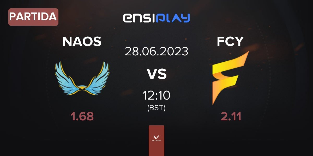 Partida NAOS Esports NAOS vs Fancy United Esports FCY | 28.06