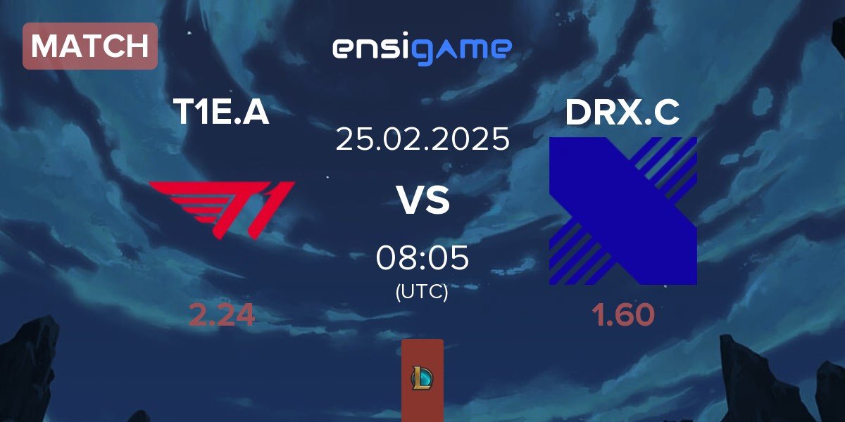 Match T1 Esports Academy T1E.A vs DRX Challengers DRX.C | 25.02