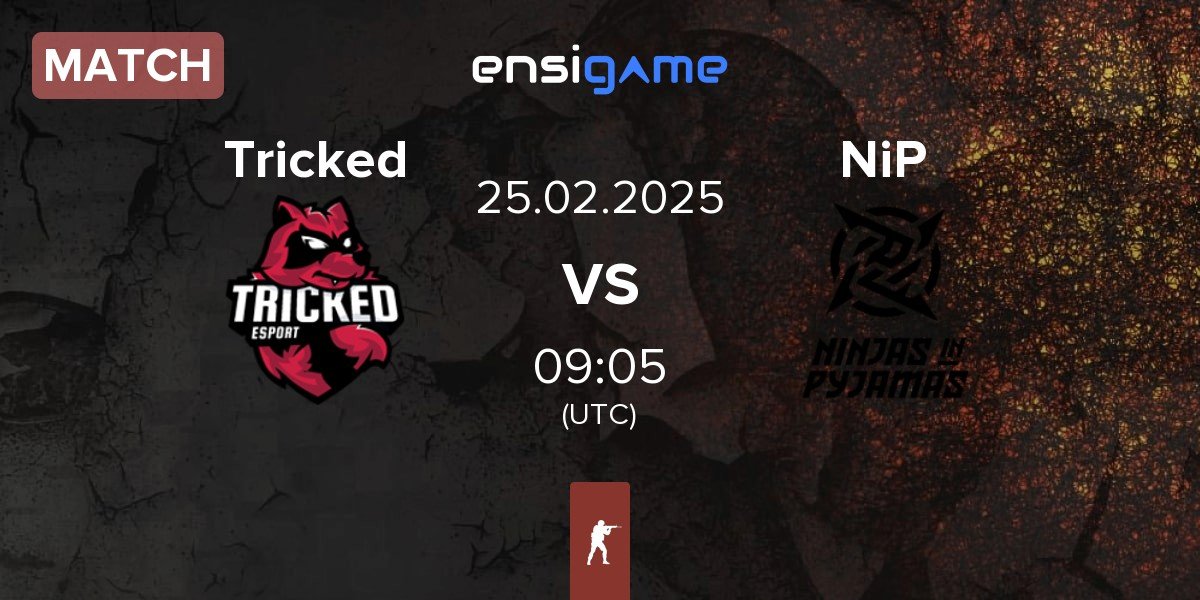 Match Tricked eSports Tricked vs Ninjas in Pyjamas NiP | 25.02