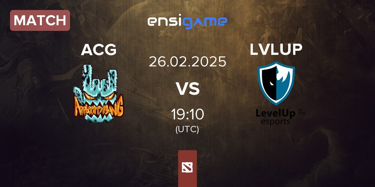 Match Apple City Gang ACG vs Level UP LVLUP | 26.02