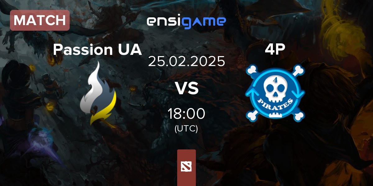 Match Passion UA vs 4Pirates 4P | 25.02