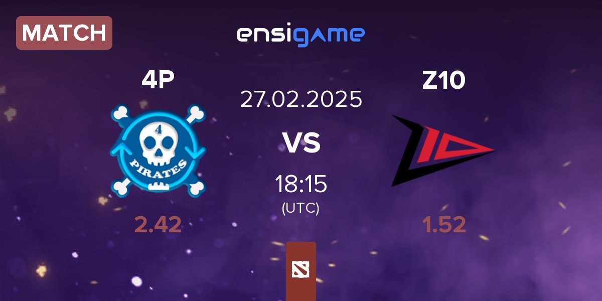 Match 4Pirates 4P vs Zero Tenacity Z10 | 27.02