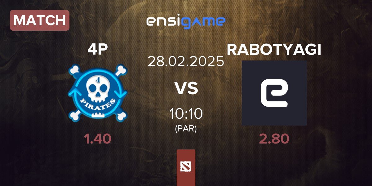 Match 4Pirates 4P vs RABOTYAGI RABOT | 28.02