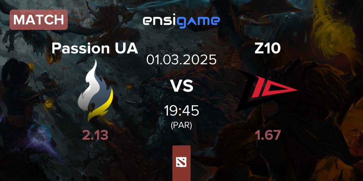 Match Passion UA vs Zero Tenacity Z10 | 01.03