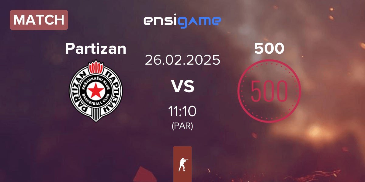 Match Partizan vs 500 | 26.02