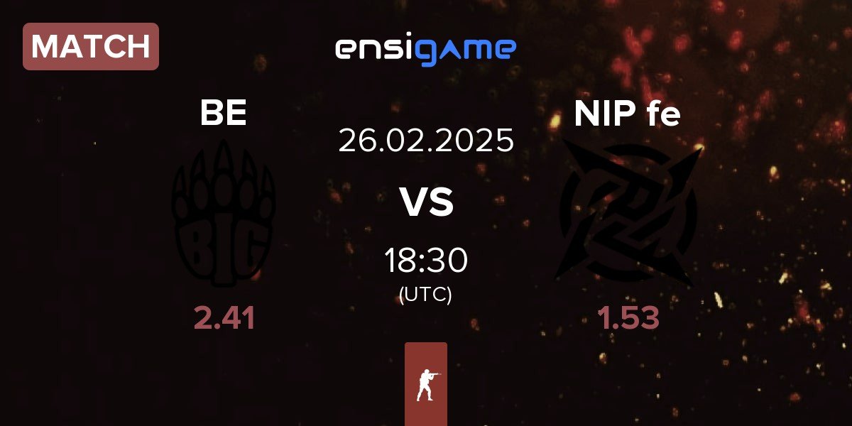 Match BIG EQUIPA BE vs NIP Impact NIP fe | 26.02