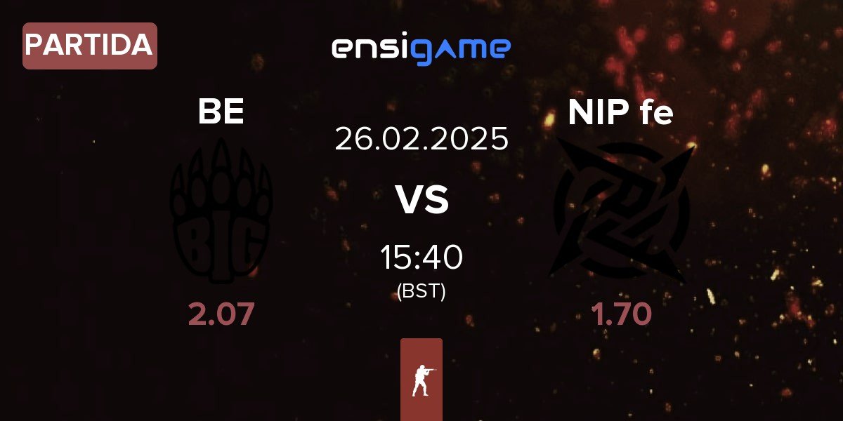 Partida BIG EQUIPA BE vs NIP Impact NIP fe | 26.02