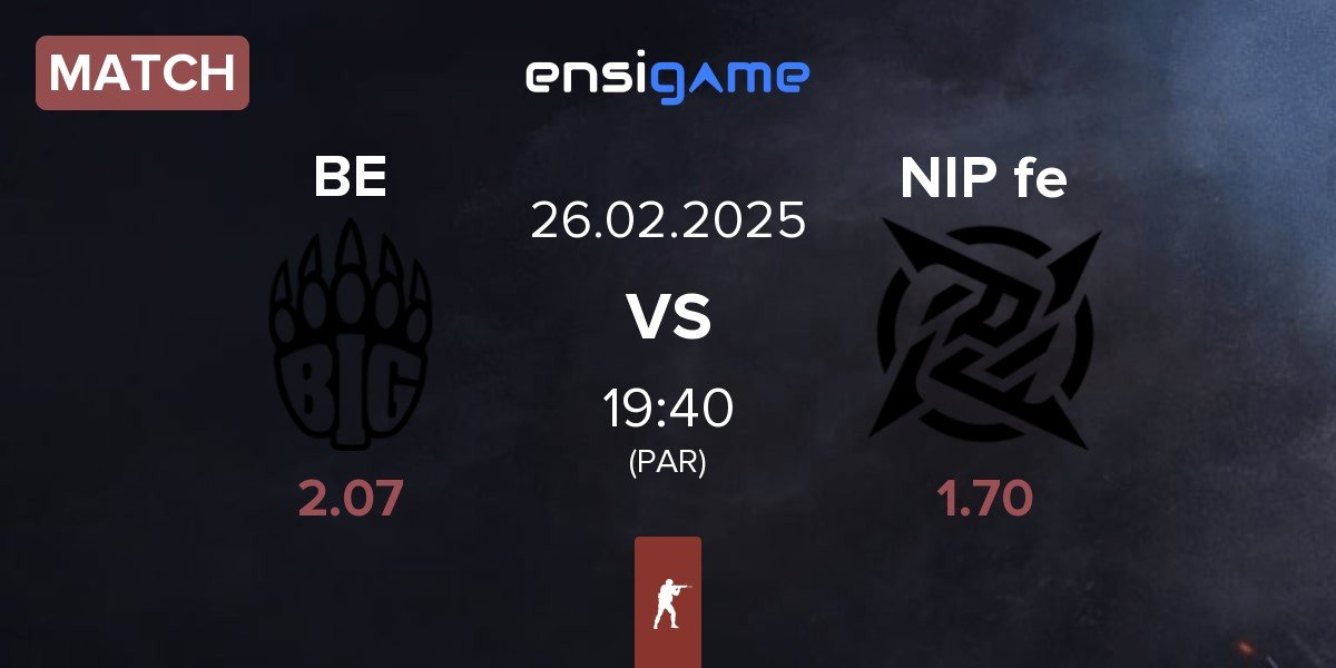 Match BIG EQUIPA BE vs NIP Impact NIP fe | 26.02