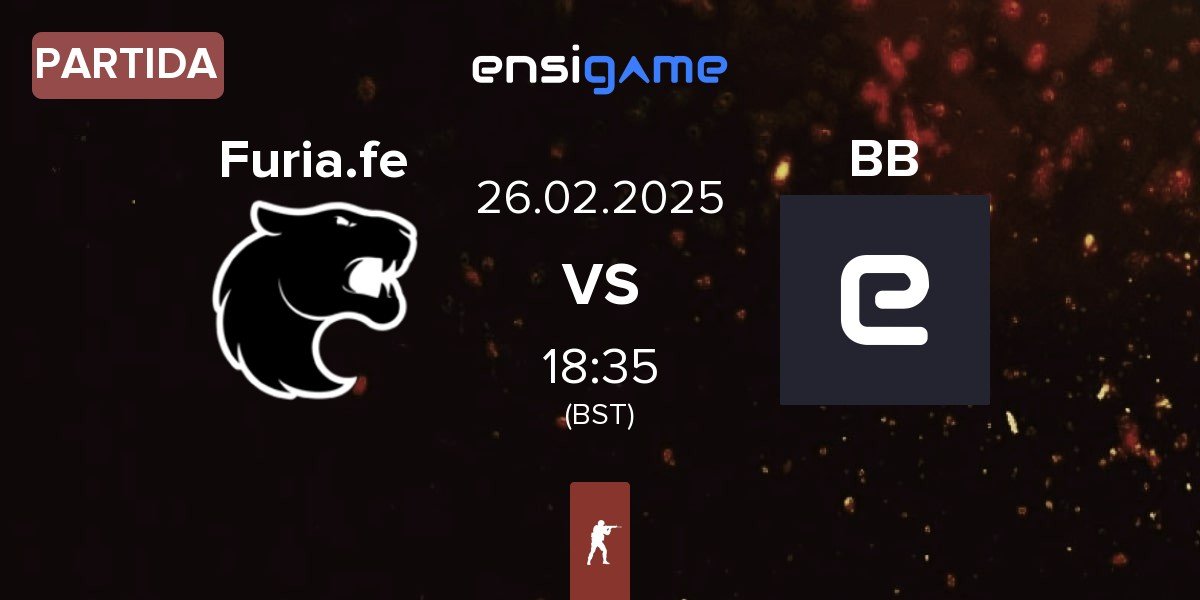 Partida FURIA Esports Female Furia.fe vs Brave Bears BB | 26.02