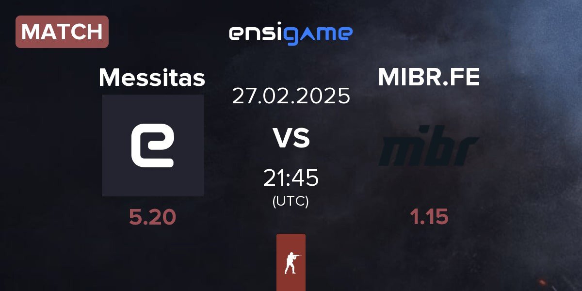 Match Messitas vs MIBR Female MIBR.FE | 27.02