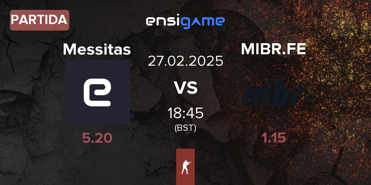 Partida Messitas vs MIBR Female MIBR.FE | 27.02