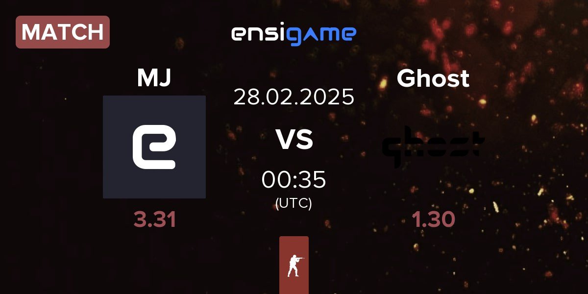 Match MEGA JUNERS MJ vs Ghost Gaming Ghost | 28.02