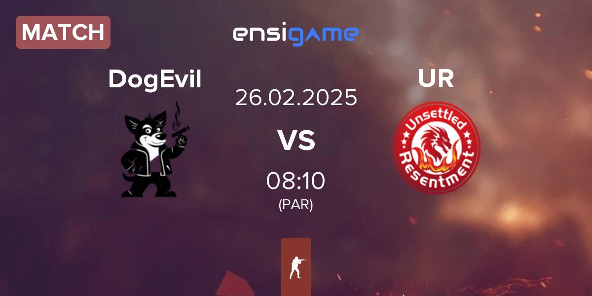 Match DogEvil vs Unsettled Resentment UR | 26.02