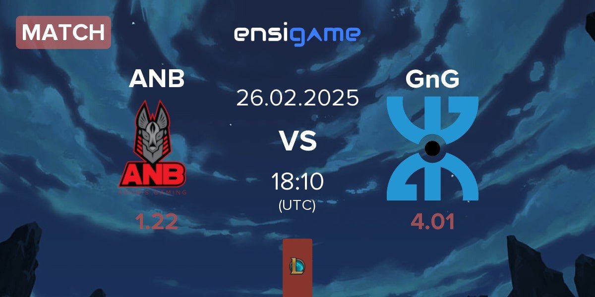 Match Anubis Gaming ANB vs GnG Amazigh GnG | 26.02