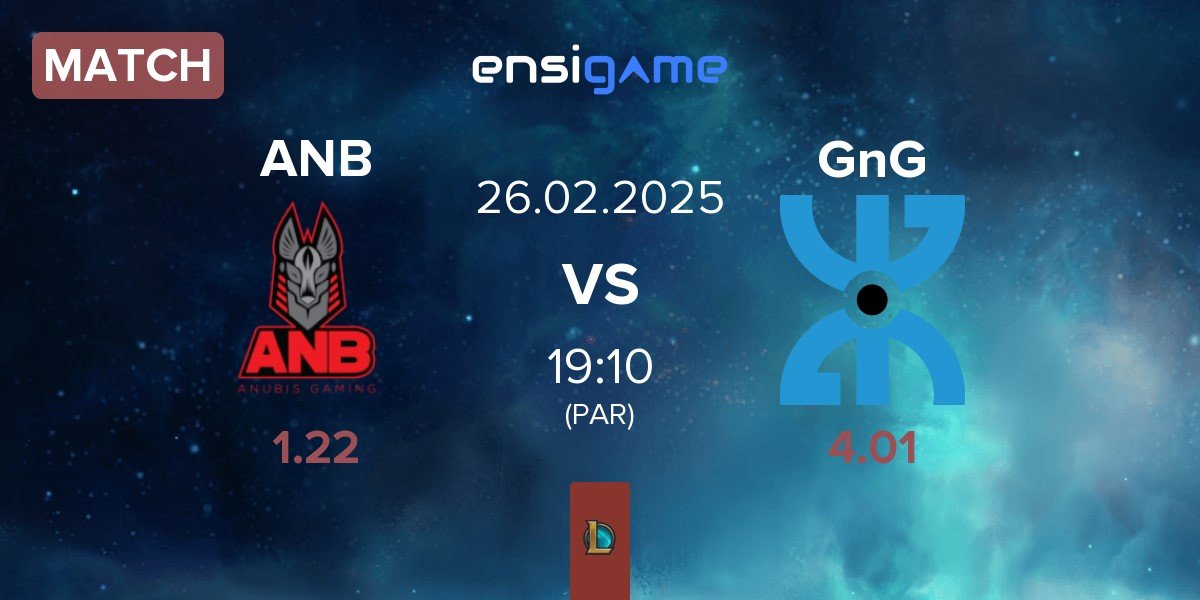 Match Anubis Gaming ANB vs GnG Amazigh GnG | 26.02