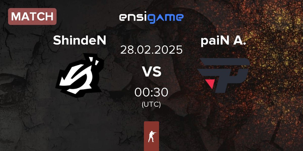 Match ShindeN vs paiN Academy paiN A. | 28.02