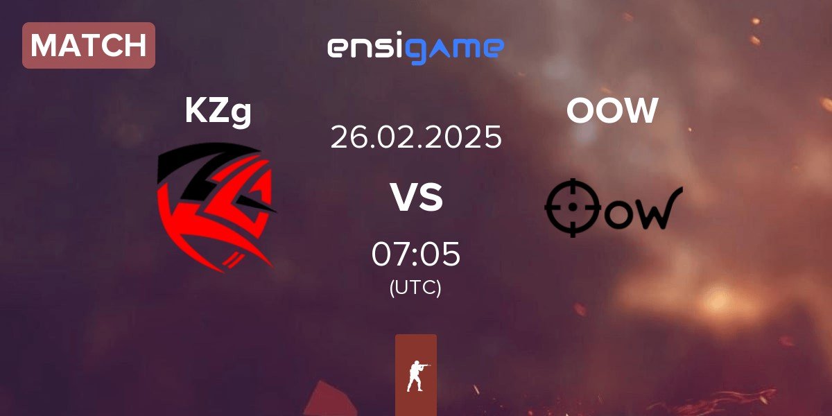 Match KZG KZg vs Only One Word OOW | 26.02