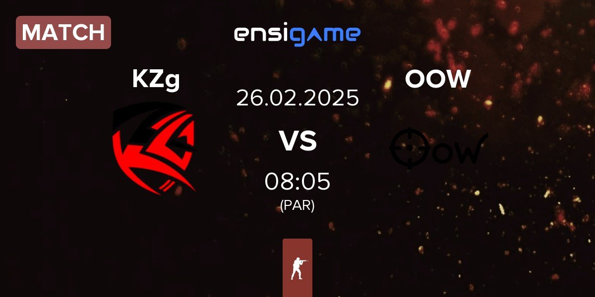 Match KZG KZg vs Only One Word OOW | 26.02