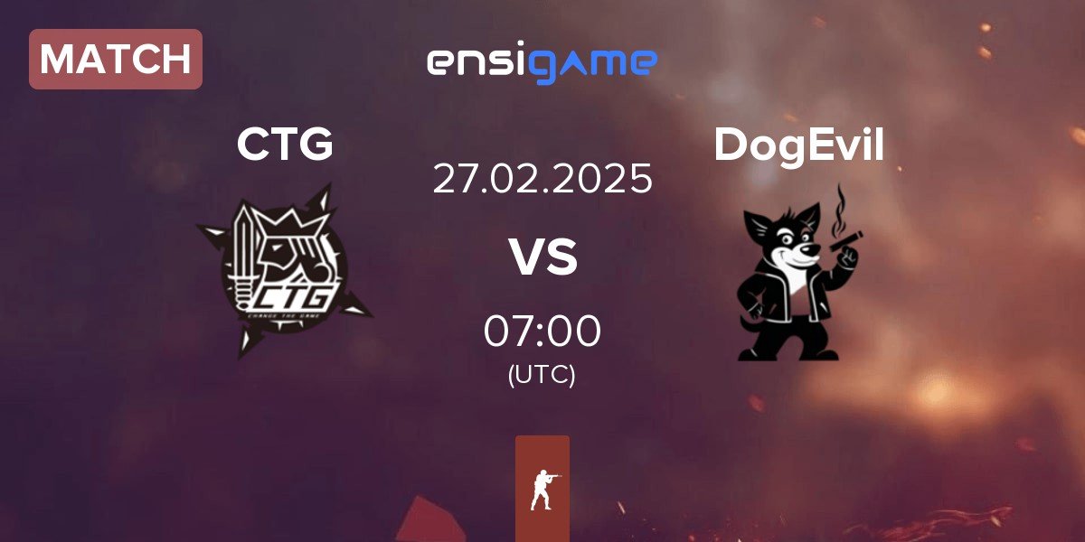 Match Change The Game CTG vs DogEvil | 27.02