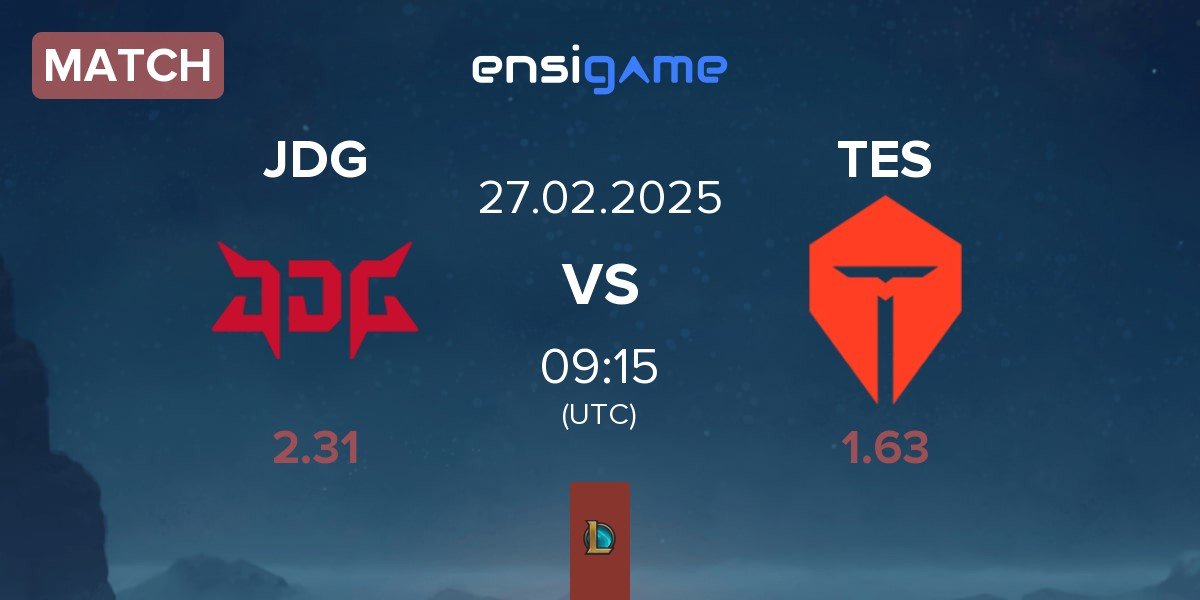 Match JD Gaming JDG vs TOP Esports TES | 27.02