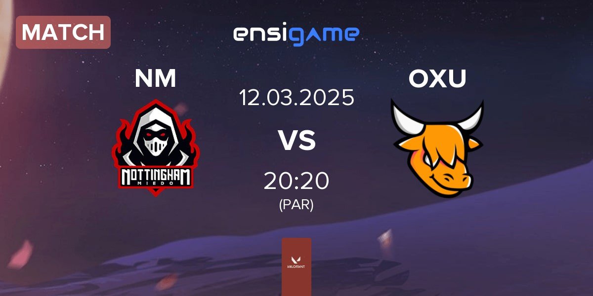 Match Nottingham Miedo NM vs OXEN OXU | 12.03