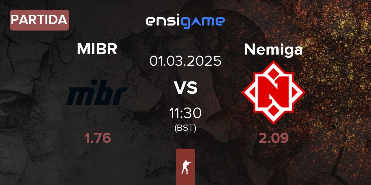 Partida Made in Brazil MIBR vs Nemiga Gaming Nemiga | 01.03