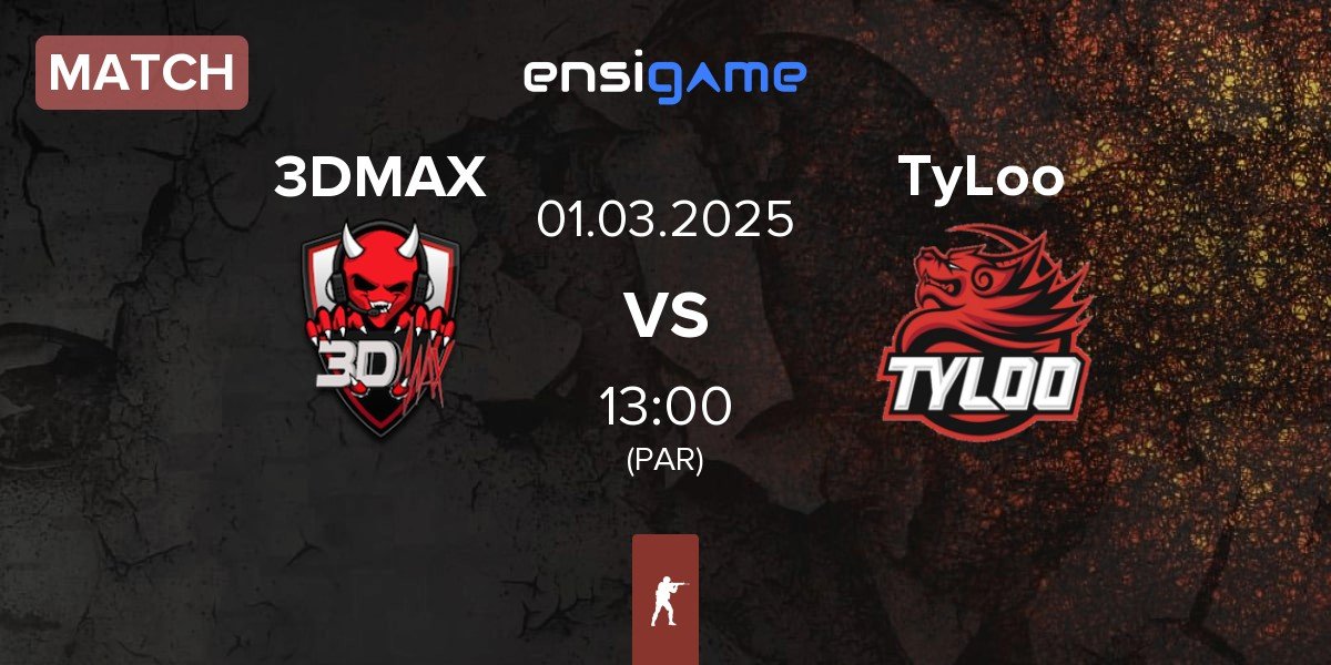 Match 3DMAX vs TyLoo | 01.03