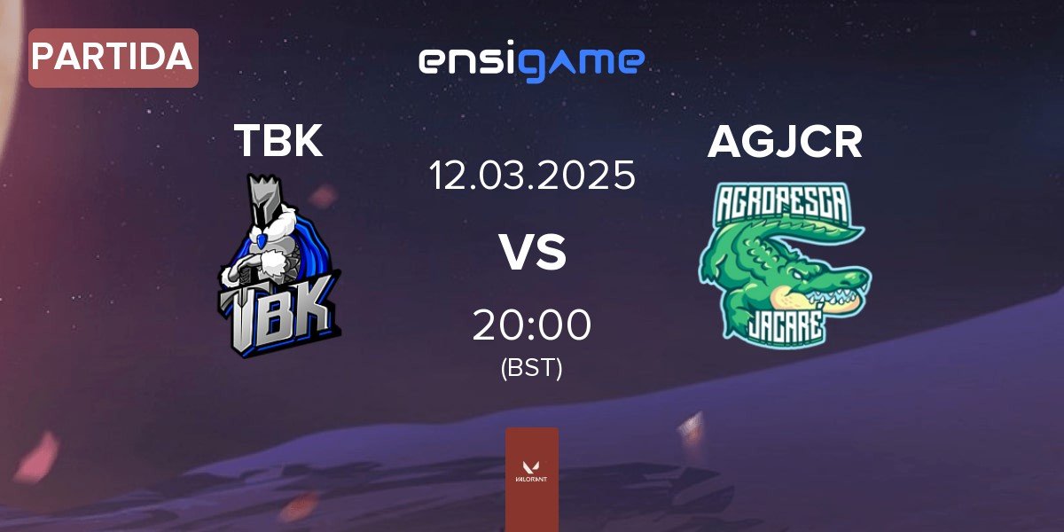 Partida TBK Esports TBK vs Agropesca Jacare AGJCR | 12.03