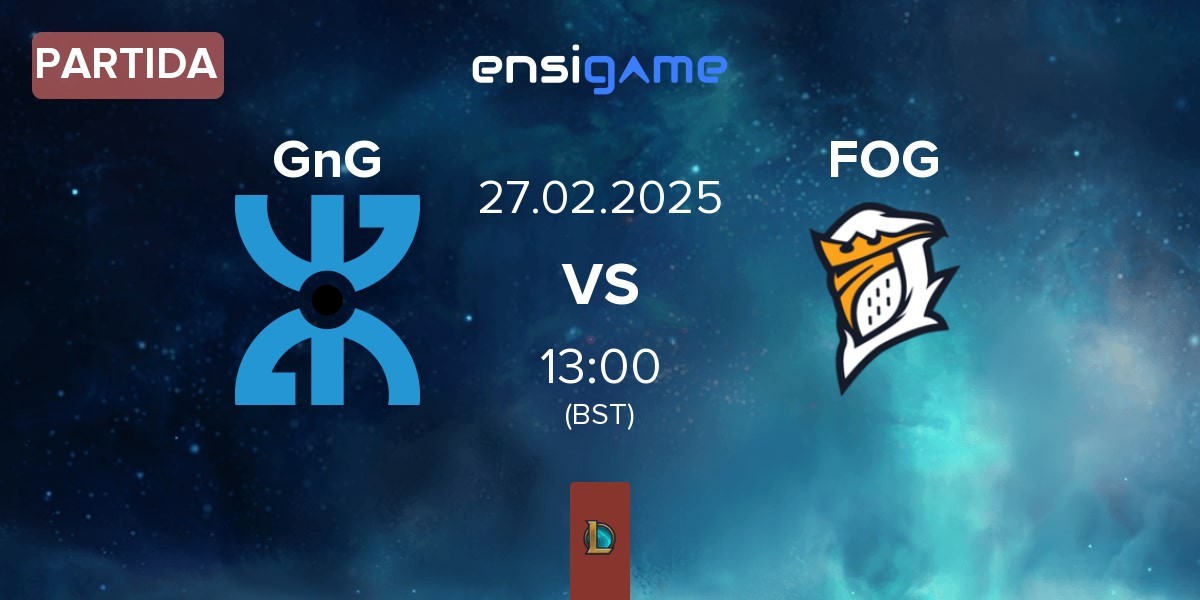 Partida GnG Amazigh GnG vs Fog Esports FOG | 27.02