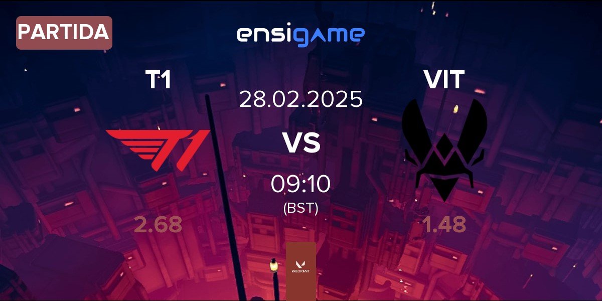 Partida T1 vs Team Vitality VIT | 28.02