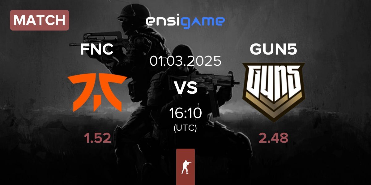 Match Fnatic FNC vs GUN5 Esports GUN5 | 01.03