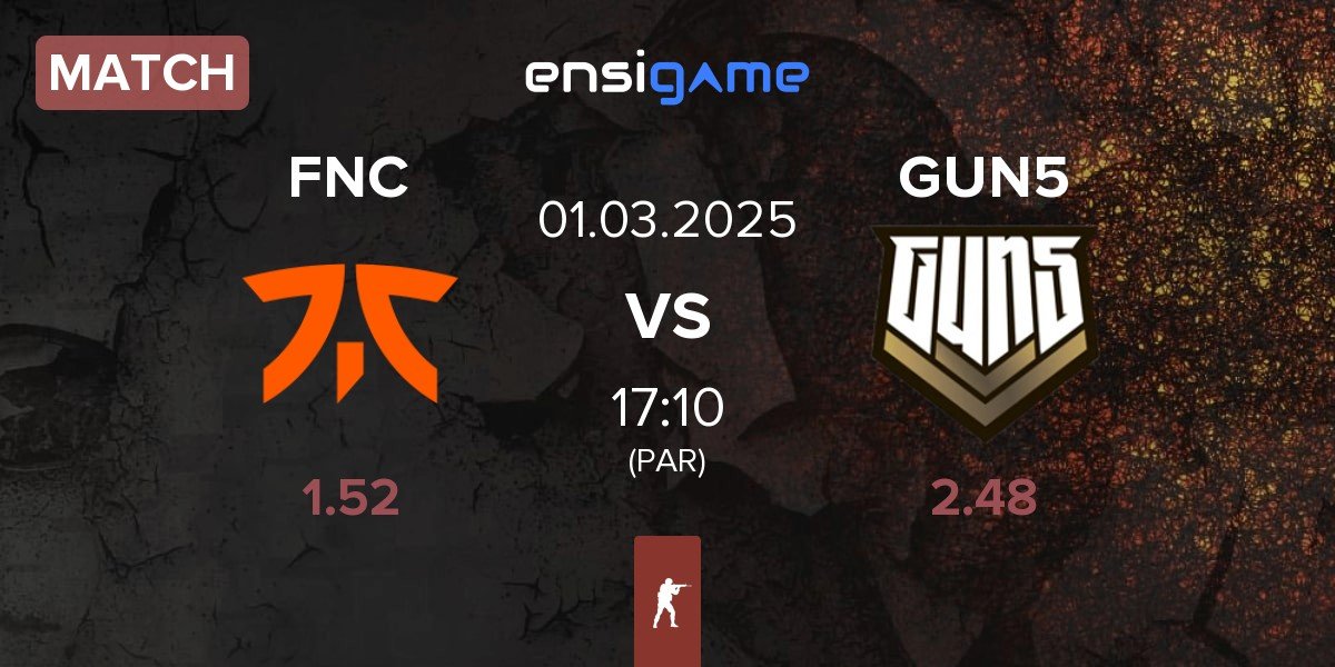 Match Fnatic FNC vs GUN5 Esports GUN5 | 01.03