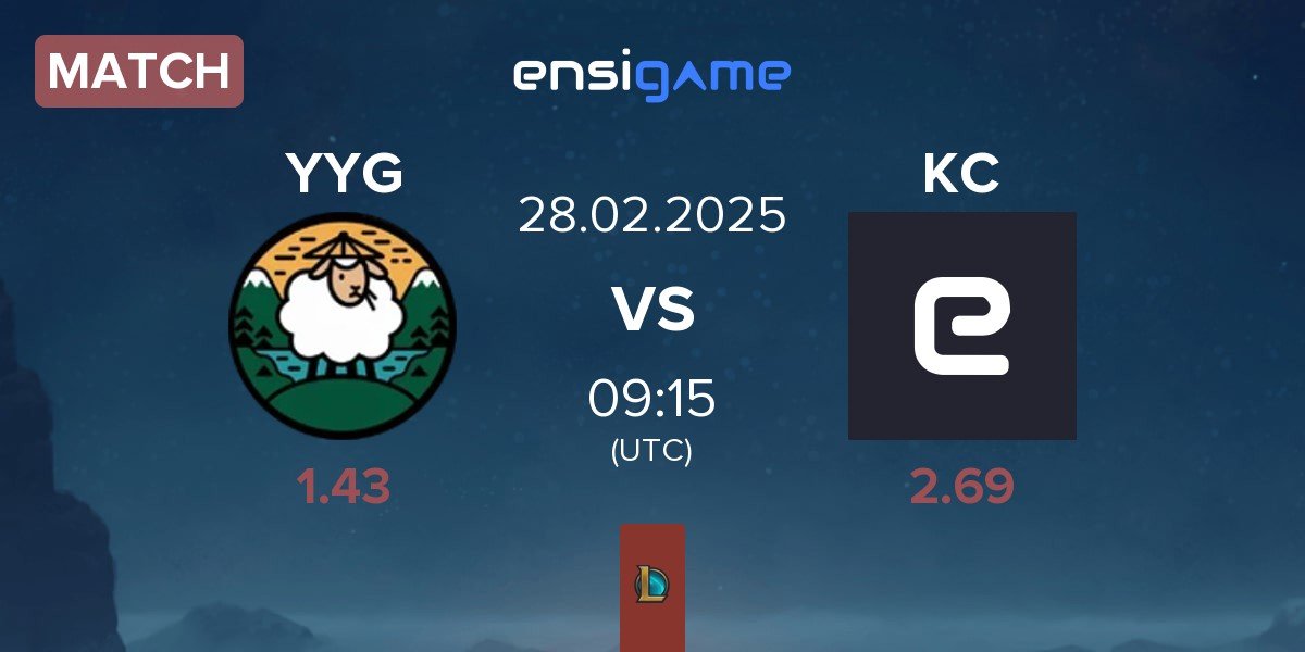 Match Yang Yang Gaming YYG vs KAREHA CHILDREN KC | 28.02