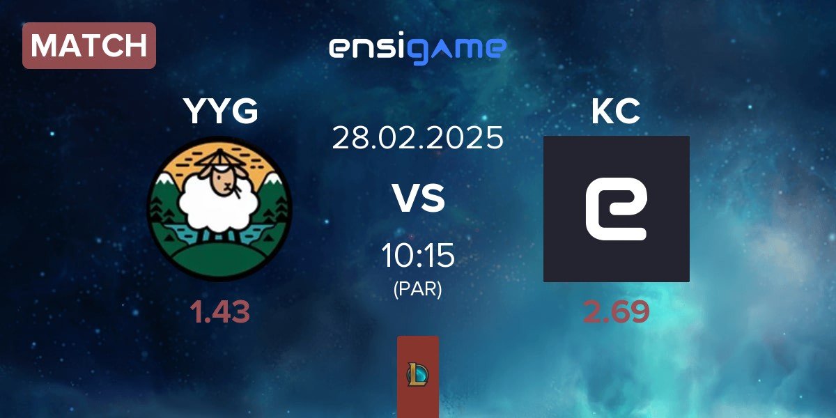 Match Yang Yang Gaming YYG vs KAREHA CHILDREN KC | 28.02