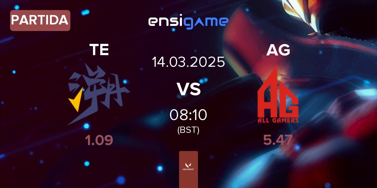 Partida Trace Esports TE vs ALL GAMERS AG | 14.03