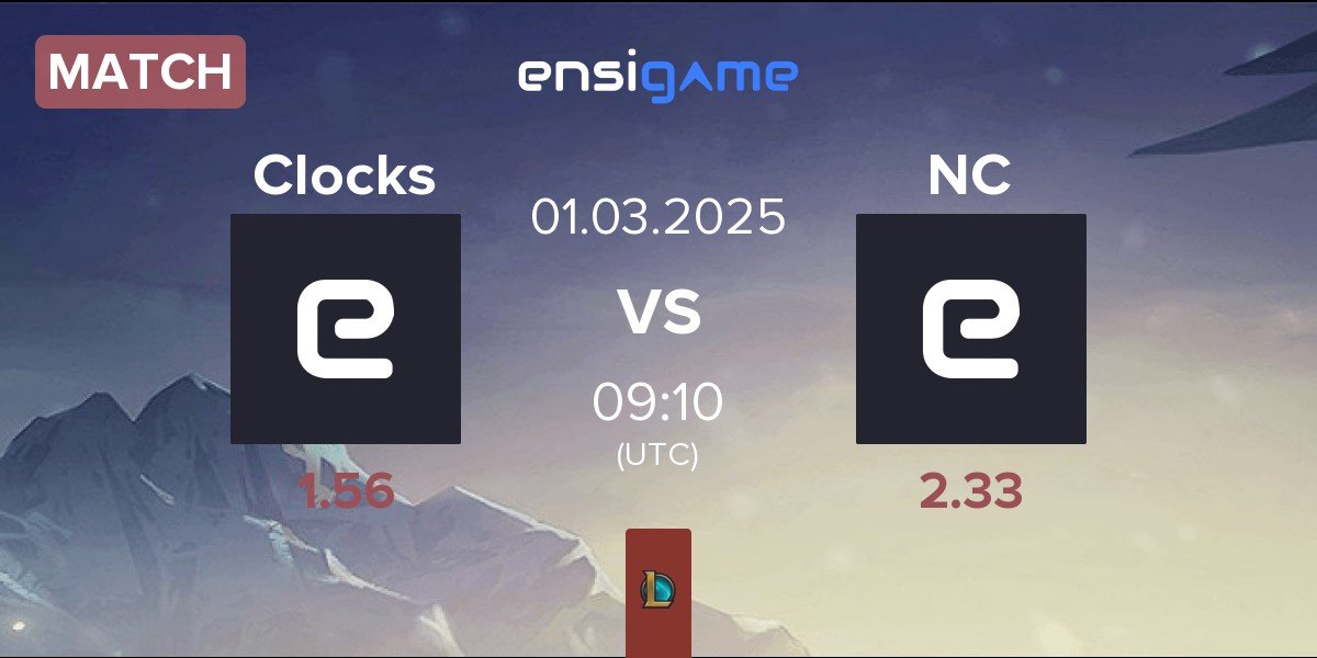 Match Clocks vs NIGHT CAP NC | 01.03