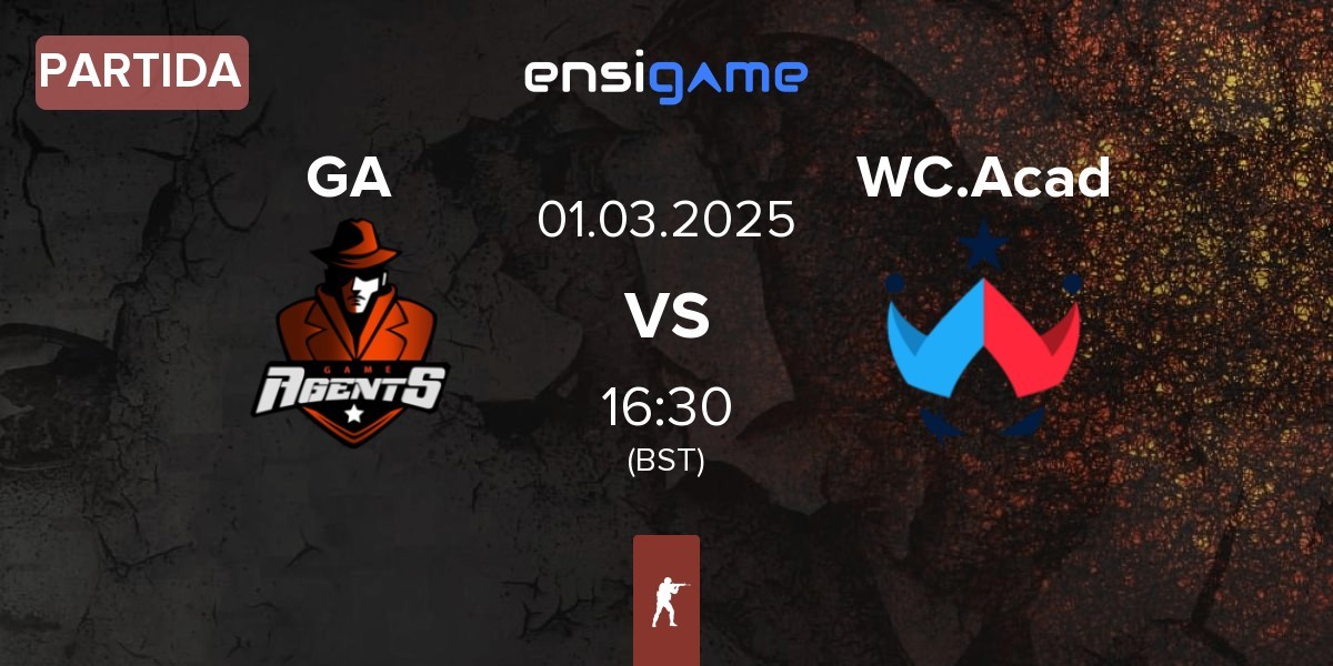 Partida GameAgents GA vs Wildcard Academy WC.Acad | 01.03