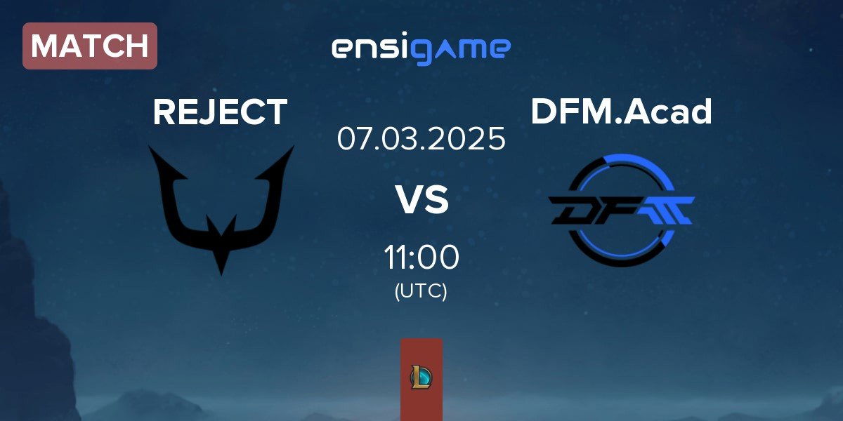 Match REJECT vs DetonatioN FocusMe Academy DFM.Acad | 07.03