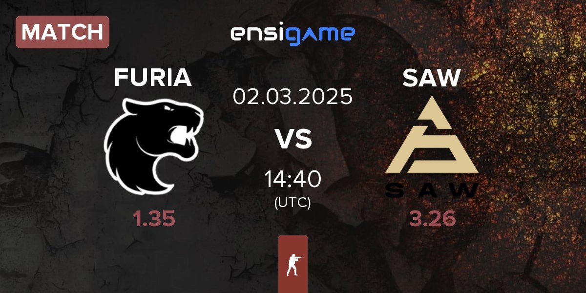 Match FURIA Esports FURIA vs SAW | 02.03