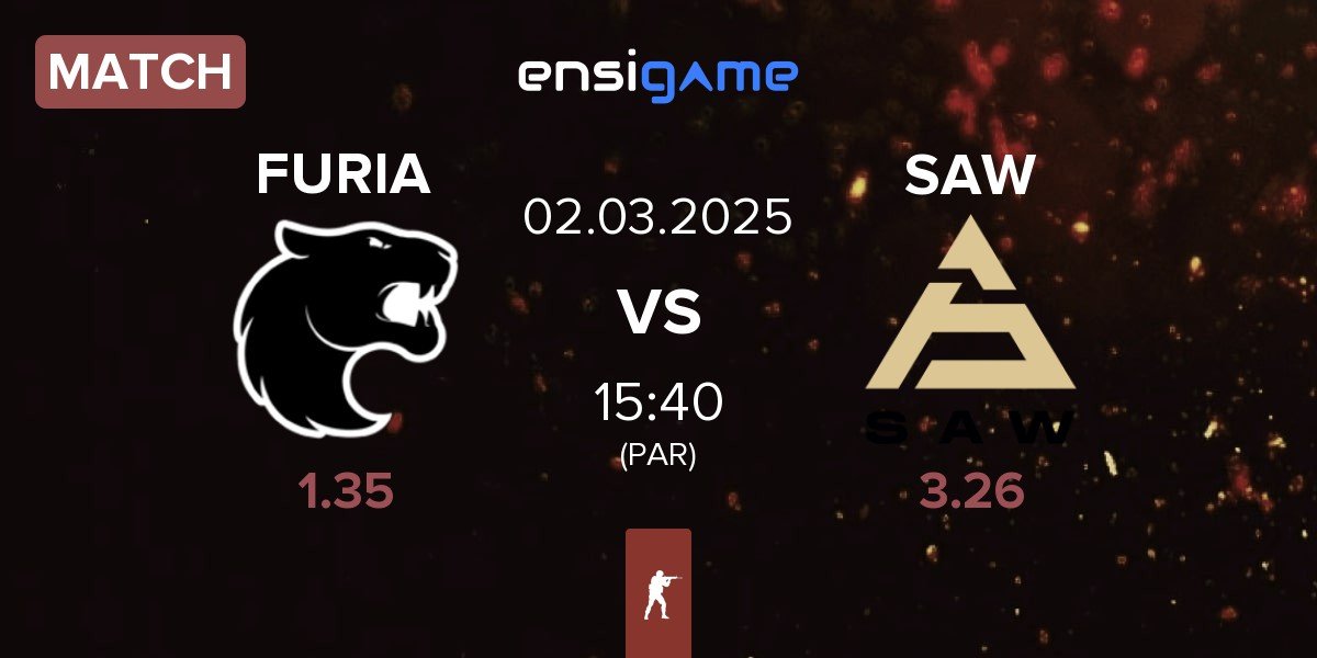 Match FURIA Esports FURIA vs SAW | 02.03