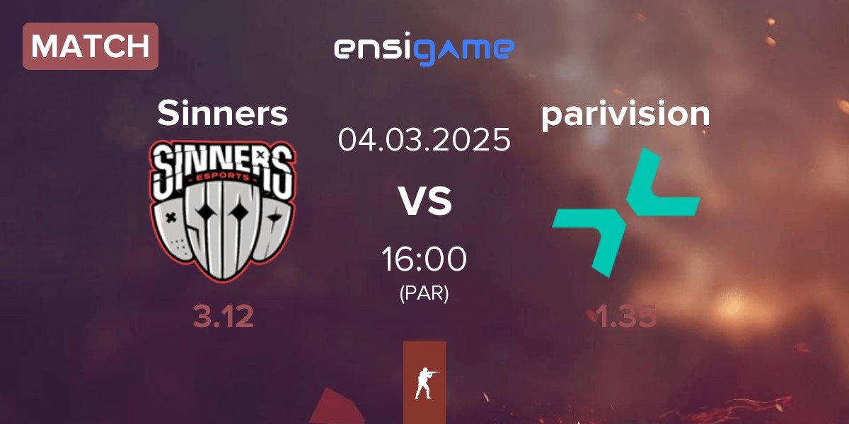 Match Sinners Esports Sinners vs PARIVISION parivision | 04.03