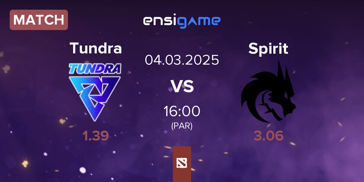 Match Tundra Esports Tundra vs Team Spirit Spirit | 04.03