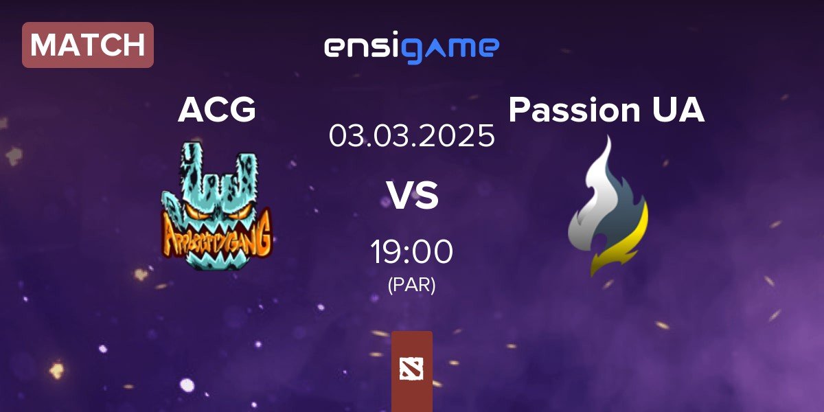 Match Apple City Gang ACG vs Passion UA | 03.03