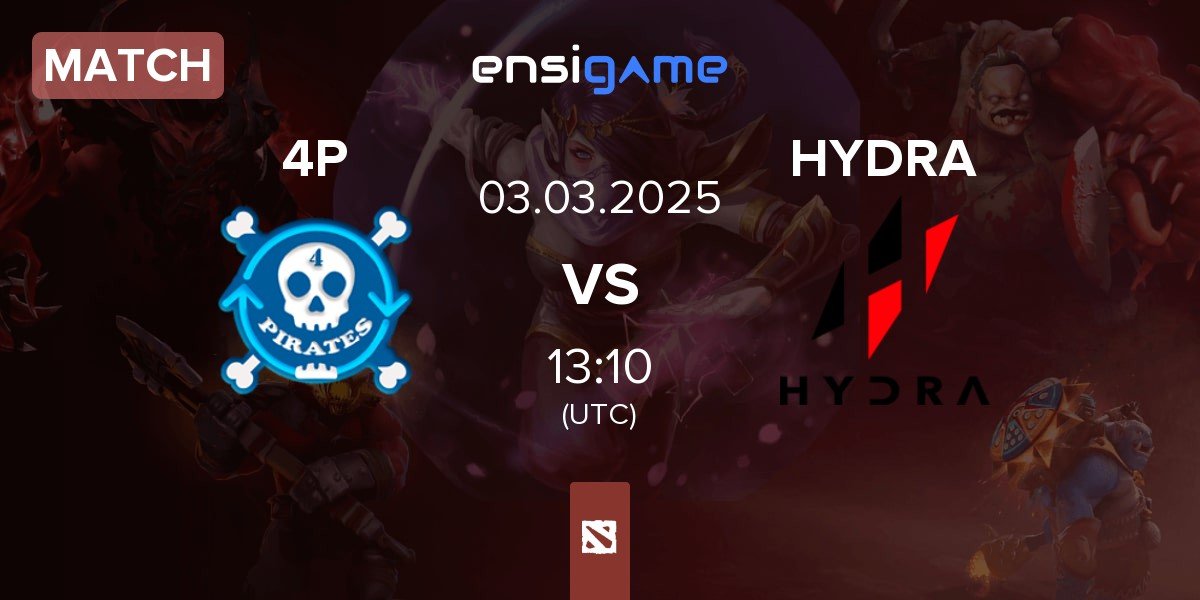 Match 4Pirates 4P vs HYDRA | 03.03